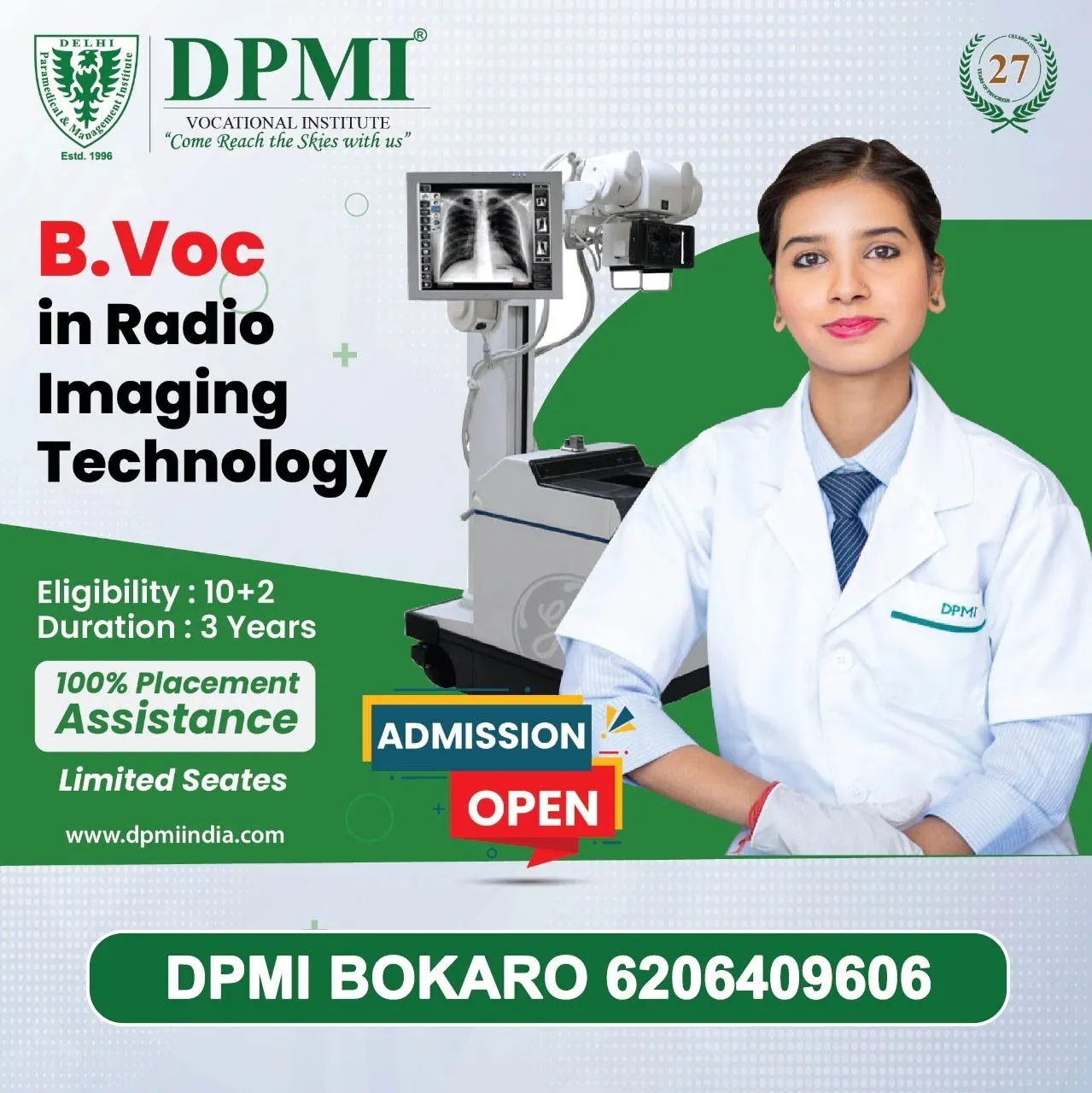 DPMI ( DELHI PARAMEDICAL INSTITUTE) BOKARO