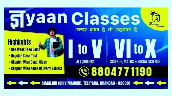 Gyaan classes in Dhanbad