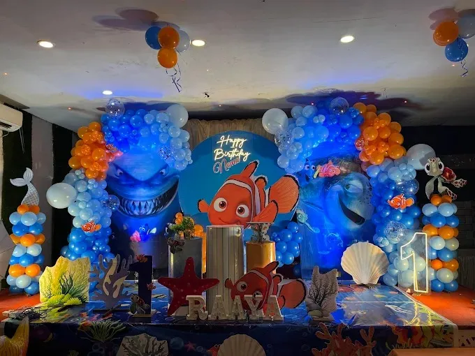 The unique balloons decorations, Dhanbad