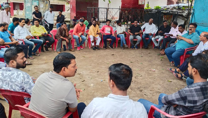 Meeting in Kokar for Ranchi Durga Puja